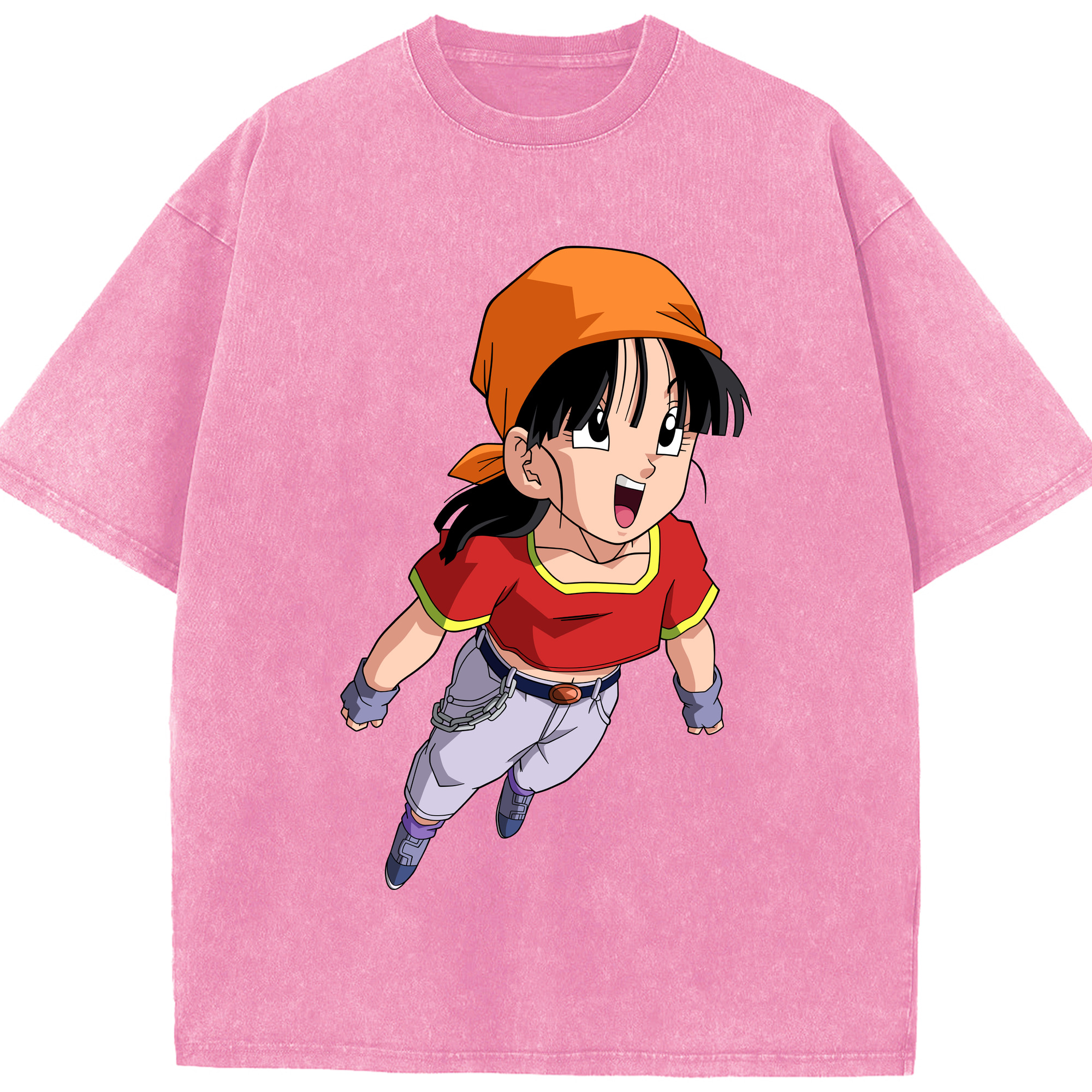 （画像用） ドラゴンボール パン DRAGON BALL Pan 綿100% ヴィンテージ風 半袖Tシャツ（フロントプリント）